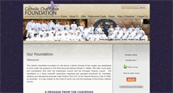 Desktop Screenshot of catholicfoundationsanangelo.org