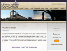 Tablet Screenshot of catholicfoundationsanangelo.org